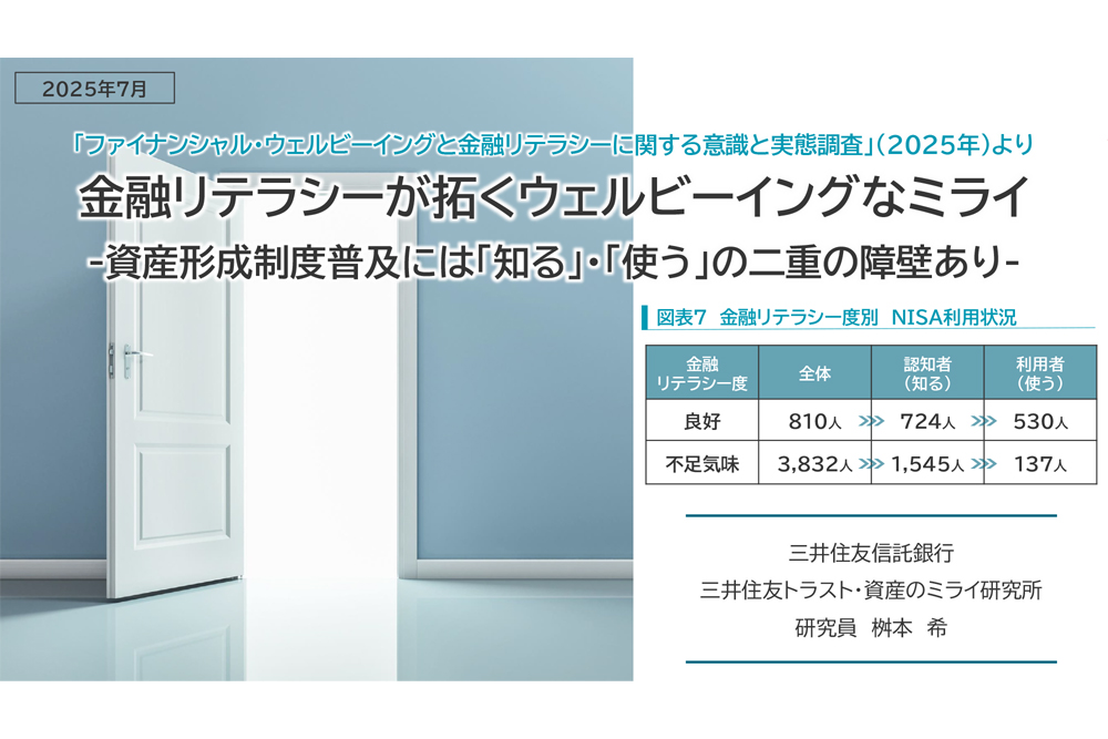 金融リテラシーが拓くウェルビーイングなミライ